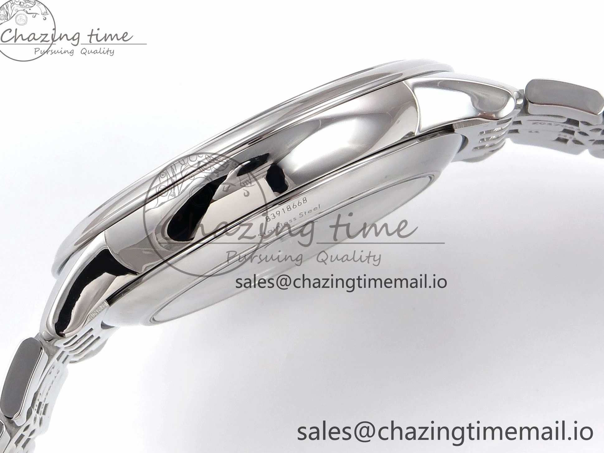 0317 Supportive De Ville Date SS VSF 1:1 Best Edition Blue Dial on SS Bracelet A 7700